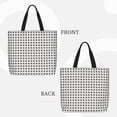 thumbnail image 3 of Naloa Airplane Tote Bag for Women, Foldable Tote Bag With Zipper, Large Shoulder Bag, Top Handle Handbag for Travel, Work, Shopping, 3 of 9