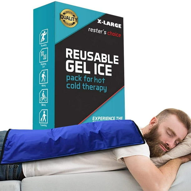 Cold Therapy Reusable Gel Pack Large 13x21 5 Ice Pack For Back Knee Legs And Shoulders