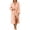 Orange, variant on Hooded Robes for Women Soft Plush Wrap Robes Cozy Warm Fleece Bath Robes with Pockets