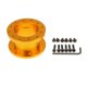 thumbnail image 2 of Universal 5 cm aluminio coche volante Boss Hub adaptador espaciador Kit Glod Baoblaze Cubo de rueda, 2 of 7