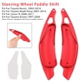 thumbnail image 2 of Steering Wheel Paddle Shifter Extension For Toyota Ractis Lexus Aluminium Red, 2 of 13