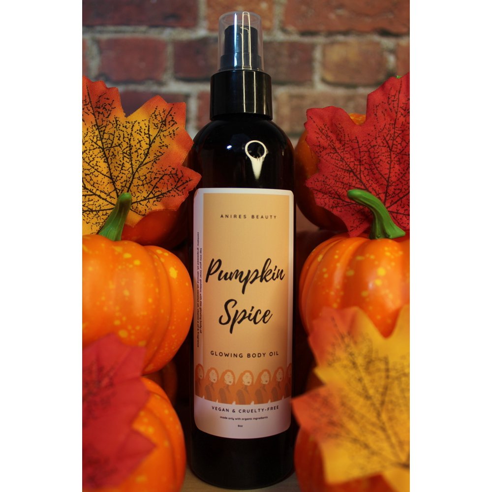 Pumpkin Spice Glowing Body Oil 8oz