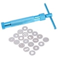 thumbnail image 1 of Alloy Rotary Mold Tools Set Kit Squeeze Polymer Clay DIY Geometry Noodles Educational Toy for Kids(Sky Blue), 1 of 8