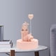 thumbnail image 4 of Preciosa caja de música para niña, figura de niña, caja musical para habitación de bebé, mesita de noche, hogar Rosado, 4 of 8