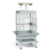 Prevue Pet Products Select Wrought Iron Parrot Bird Cage 24x20x60, Pewter