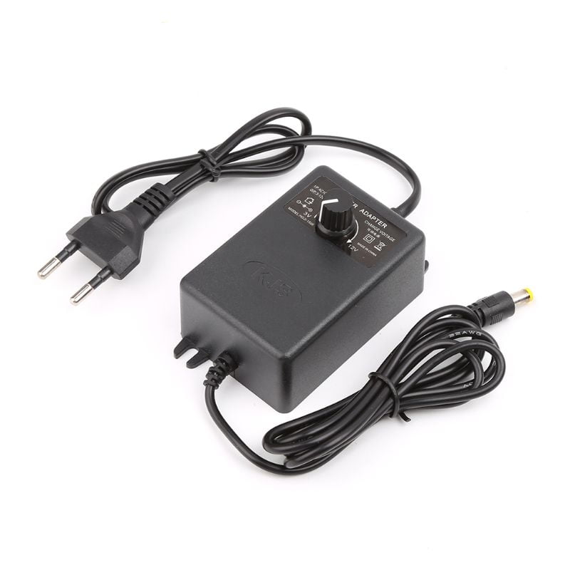 3-12V 2A Adjustable Power Supply Adapter For Motor Speed Controller EU Plug 