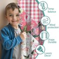 thumbnail image 3 of Blackout Kids Curtains,Pioneer Flower Childrens Insulated Curtains Set Of 2,Bedroom Essentials,Toddler Room Decor 52x63in(132x160cm), 3 of 4
