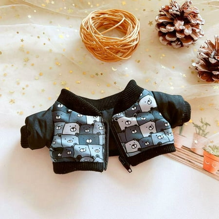 

Kids Gift Doll Overalls Doll Vest Suit DIY Doll Outfit Accessories Doll Jacket Plush Doll s Clothes 20cm Doll Overalls 3