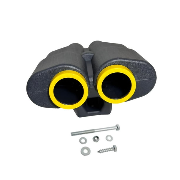 Telescopio de juguete para niños, juego de telescopio pirata, fácil de instalar, columpio portátil para exteriores, juguete científico para niños de 3 Binocular