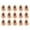 Multicolor, variant on 15pcs Halloween Mini Ghosts Figures Luminous Small Little Resin Ghost Figurines Glow in The Dark Tiny Statue for Halloween Party Favors Dollhouse Decorations Toys Desktop Ornaments