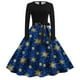 thumbnail image 3 of Vestidos de Navidad Para Mujer, Vestido Cómodo Con Estampado Navideño, Sudaderas de Manga Larga, Vestidos Midi de Manga Larga Con Bolsillos, 3 of 3