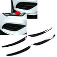thumbnail image 4 of Front Bumper Cover Grille, Wearproof Fog Lights Frame 4Pcs/Set Waterproof  For Car, 4 of 8