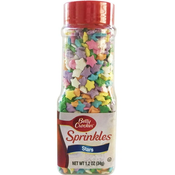 Betty Crocker Decorations Stars, 1.2500-Ounces (Pack Of6) Packaging May Vary