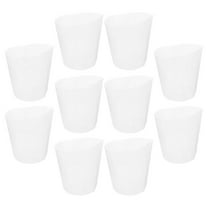 Milisten 10Pcs Plastic Planter Basket Insert Replacement with Transparent Design