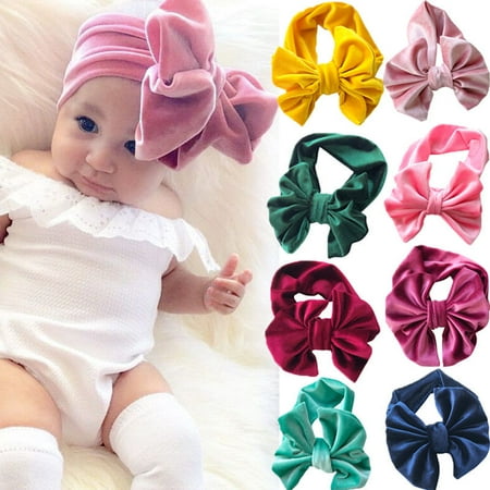 - Kids Girl Baby Headband Toddler Bow Flower Hair Band Headwear Accessories