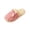 Pink, variant on ZVNAΖH Women's Plush Bow Slippers Closed Toe Winter Warm Indoor House Shoes Non-Slip Flat Slides