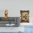 thumbnail image 2 of Figura de león,Estante con estatua de león para escritorio,oficina,decoración del hogar,Marco de fotos,Marco de fotos ornamentado Marco barroco antiguo,Marco de fotos de pared para, 2 of 8