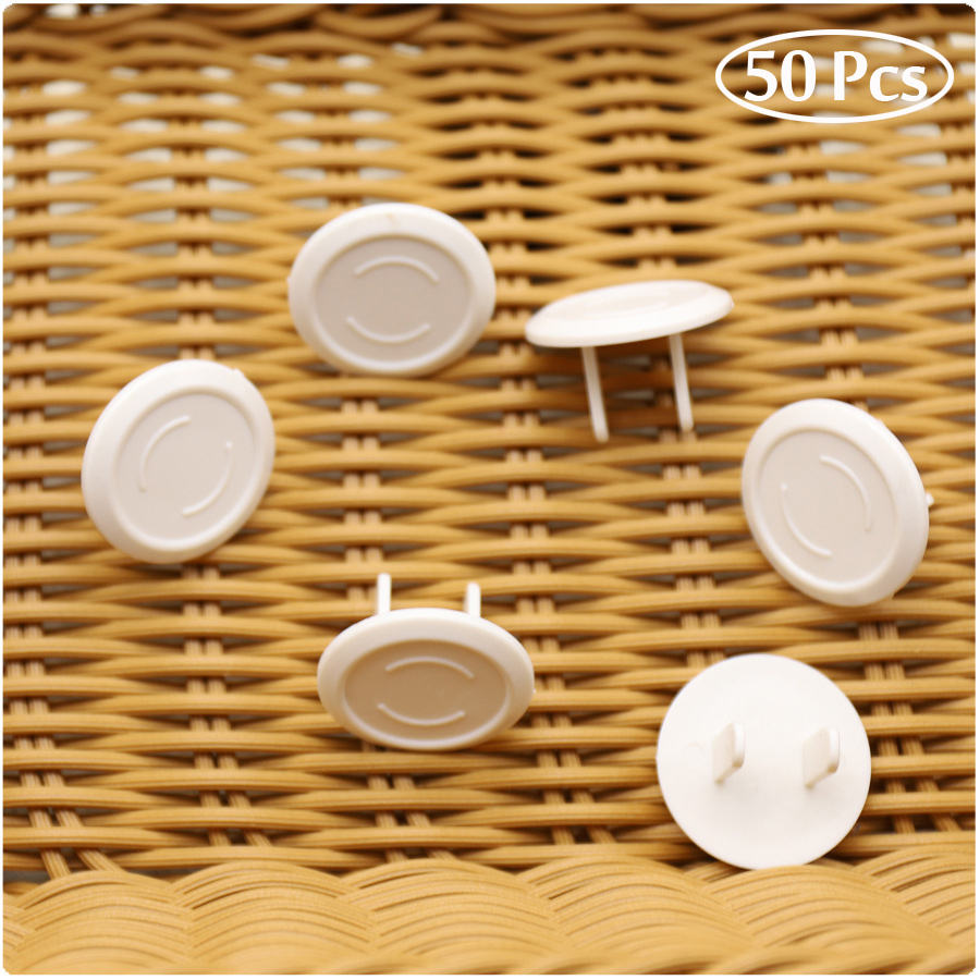 50Pcs Outlet Covers, Baby proofing Safe & Secure Electric Wall Plug