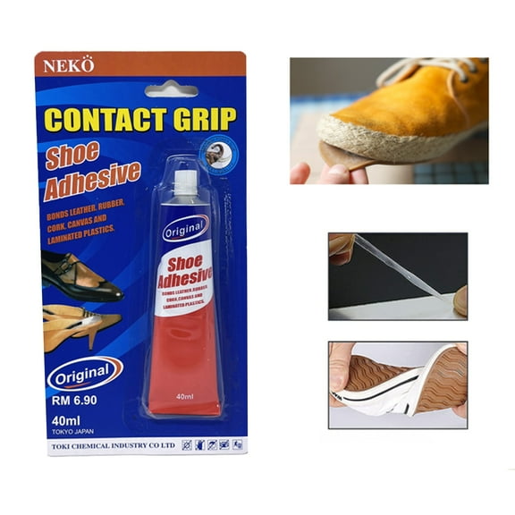 40 ml Shoe Glue Adhesive for Leather Vinyl Rubber Cork Canvas Contact Grip Shoe Repair