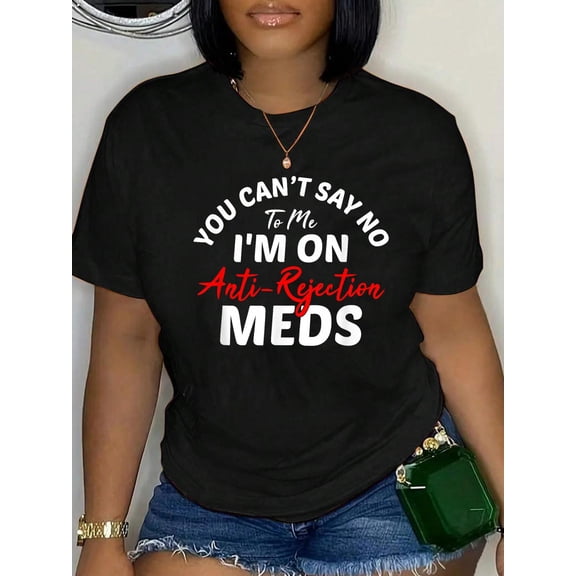 100% Cotton Kidney or Liver Transplant Survivor Gifts Organ Recipient T-Shirt Women's Graphic Tee Casual Tops