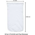 thumbnail image 2 of Pool Skimmer Socks, Durable Elastic Nylon Fabric Filters of Swimming Pools, White, 2 of 6