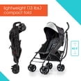 thumbnail image 2 of Summer Infant 3Dlite Convenience Stroller, Jet Blue - Lightweight Stroller with Aluminum Frame, Large Seat Area, 4 Position Recline, Extra Large Storage Basket - Infant Stroller for Travel and More, 2 of 5