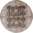 thumbnail image 1 of Ahgly Company Indoor Round Mid-Century Modern Brown Oriental Area Rugs, 5' Round, 1 of 6