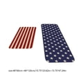 thumbnail image 3 of Beautynvta Patriotic Star & Striped Kitchen Rug Set, 2-Piece Non-Slip Absorbent Mats for 4th of July, Independence Day Home Kitchen Decor, 15.75x23.6+15.75x47.2 Inch, 3 of 6