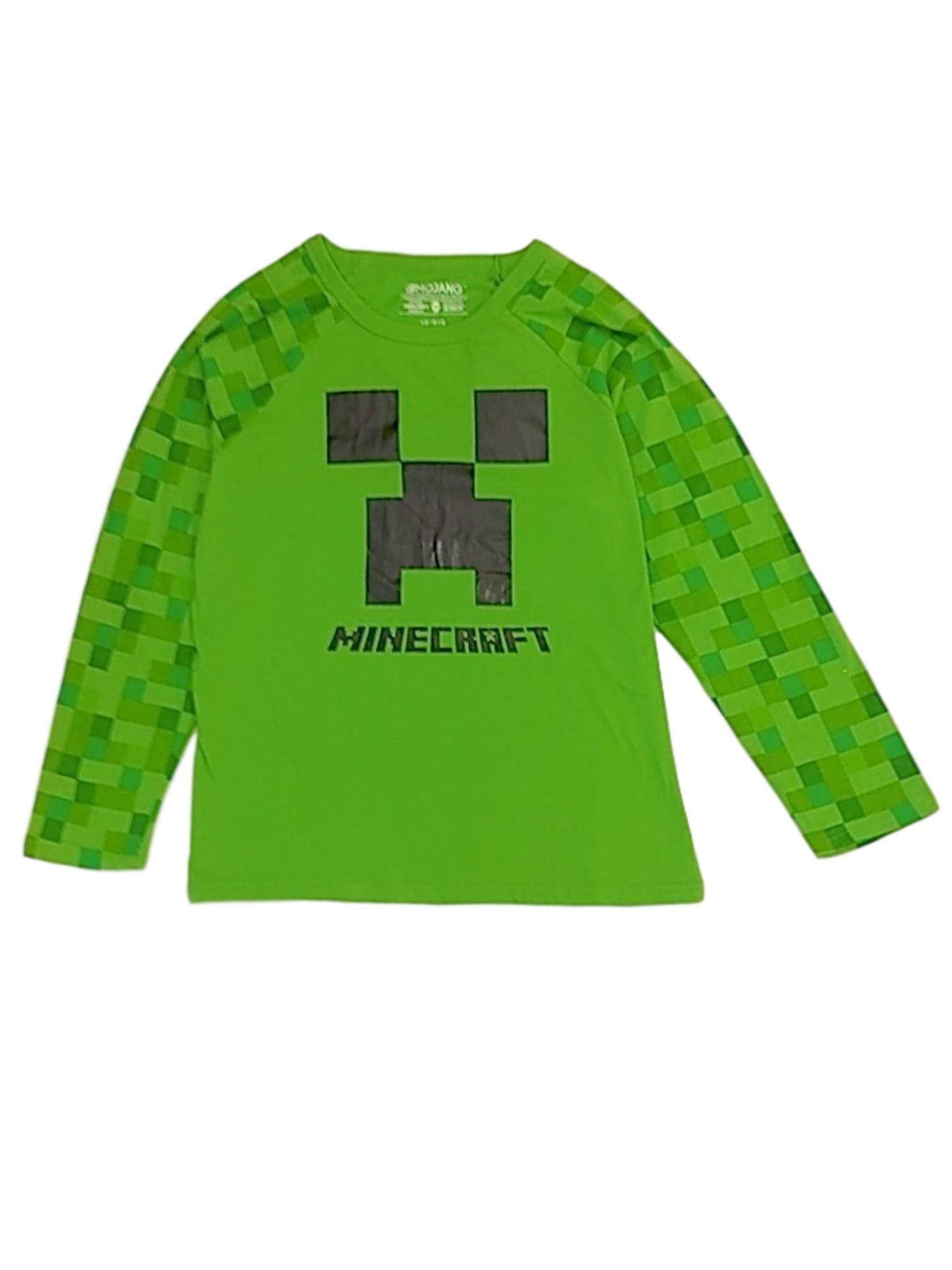 Minecraft Shirt Green Creeper Mine Tee for Boys 