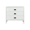 thumbnail image 3 of DaVinci Fairway 3-Drawer Dresser in Rustic White Finish, 3 of 9