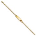 thumbnail image 2 of Bracelet d'Ancrage en Émail Rouge en Forme de Diamant Doux Médical en Or Jaune 14K, 2 of 3
