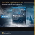 thumbnail image 2 of Norton 360 para Gamers Symantec 3 Dispositivos 1 año TMNR-023, 2 of 2