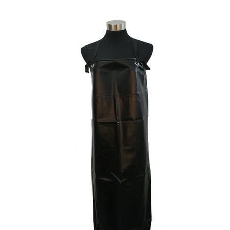 Butcher Apron - Black Waterproof Heavy Duty Apron for Butchers Kitchen Men Women