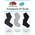 thumbnail image 6 of Fruit of the Loom Men's EverSoft Fleece Elastic Bottom Sweatpants, Up to Size 4XL, 6 of 7