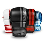 Sanabul Core Series Advanced 7 oz Hybrid Sparring MMA Gloves (Gunmetal, S/M)
