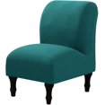 thumbnail image 1 of Armless Chair Slipcover Removable Armless Chair Cover Printed Armless Accent Chair Covers Washable Slipper Chair Slipcovers Furniture Protector Covers for Extra Large Armless Accent Chair, 1 of 5