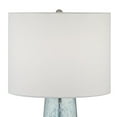 thumbnail image 5 of 360 Lighting Marcus Modern Table Lamps 30" Tall Set of 2 Mercury Glass Column White Drum Shade for Bedroom Living Room Bedside Nightstand Office Home, 5 of 8