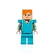 thumbnail image 2 of LEGO Minecraft MiniFigure - Alex (with Azure Body Armor and Sword) 21154, 2 of 5