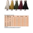 thumbnail image 2 of Bellella Robe Longue Débardeur pour Femme Sans Manches d'Été Plage Robe Soleil Couleur Unie Maxi Caftan Col en V Femme Vert Armée TG, 2 of 2