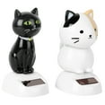 thumbnail image 4 of 2 Pcs Figurines de Chat Swing Créatives Décoration en Forme de Chat Outil de Décoration Maison, 4 of 7