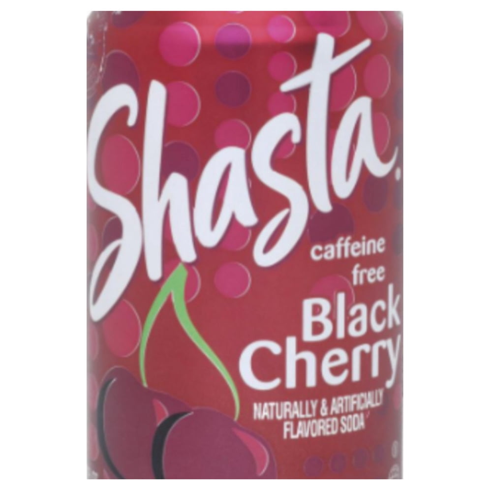 Shasta Black Cherry Soda - 24 Cans
