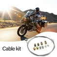thumbnail image 3 of 1 Set Universal Motorcycle Throttle Clutch & Brake Emergency Cable Repair Kit, 3 of 8