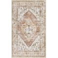 thumbnail image 2 of HAHDAXIA Boho Washable Living Room Area Rug 3x5 Throw Non-Slip Rugs for Bedroom Aesthetic Lightweight Thin Entry Kitchen Persian Distressed Print Capet Office Bathroom Laundry Room,Persian Ta, 2 of 6