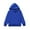 Blue, variant on Jalioing Casual Hooded Sweatshirts for Kids Lightweight Long Sleeve Hoodies with Pocket Boys Girls Solid Pullover