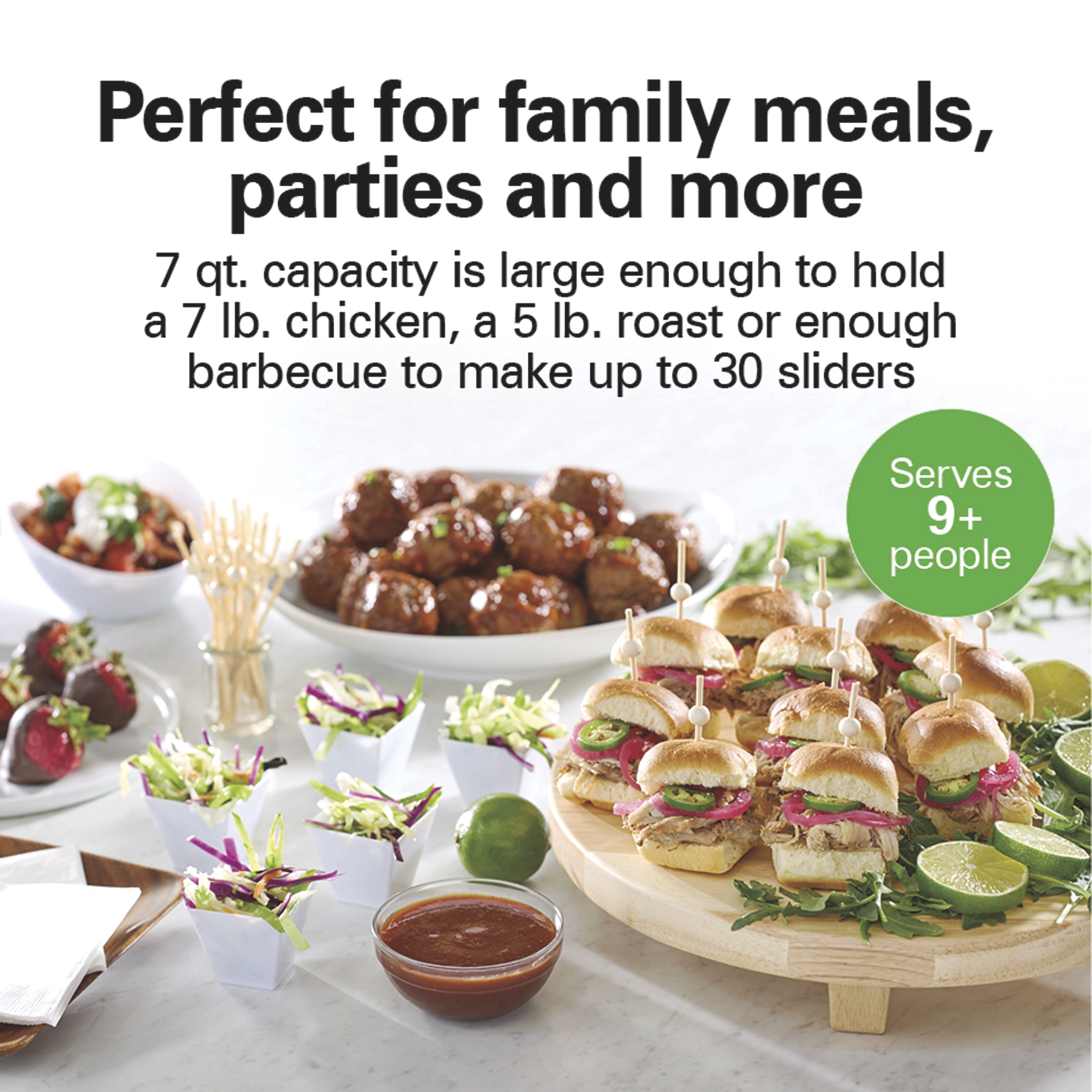 Hamilton Beach Programmable Stay or Go® Slow Cooker, 7 Quart Capacity, Silver, 33676