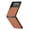 Brown, variant on Allytech for Samsung Galaxy Z Flip 3 Case, Galaxy Z Flip 5G Cover 2021, Slim Thin Hard PC Shockproof Anti-Scratch Folding Fiber Texture Phone Case for Samsung Galaxy Z Flip 3 2021 (5G), Blue