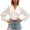 White, variant on Black Tops for Women Plus Size Western Sweatshirt for Women Lace V Neck Long Sleeve Chiffon Shirt Tops