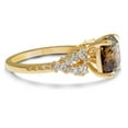 thumbnail image 2 of Cushion Cut Natural Champagne Diamond Wedding ring - Birthday Gift For Wife, 2 of 2