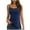Navy, variant on Brglopf Women's Camisole with Shelf Bra Adjustable Spaghetti Strap Tank Tops Slim Modal Undershirts Sleeveless Shirt(White,S)