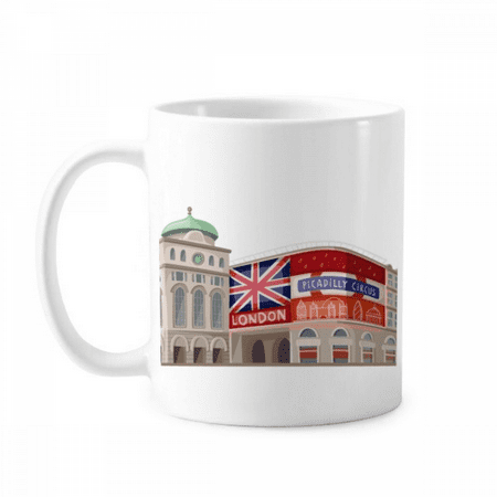 

Britain UK London Architecture Painting Mug Pottery Cerac Coffee Porcelain Cup Tableware